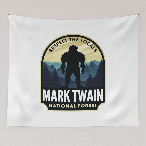 Item preview, Mark Twain Missouri Bigfoot Sasquatch designed and sold by HalpinDesign.