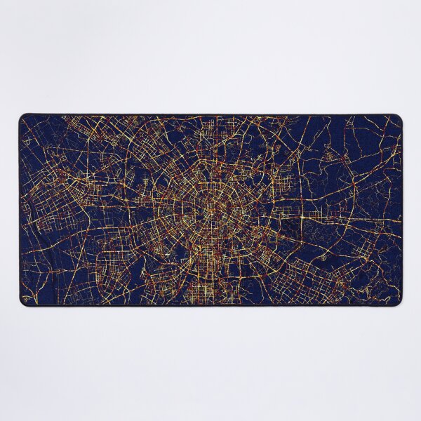 Item preview, Chengdu, Sichuan, China Map - City At Night designed and sold by deMAP.