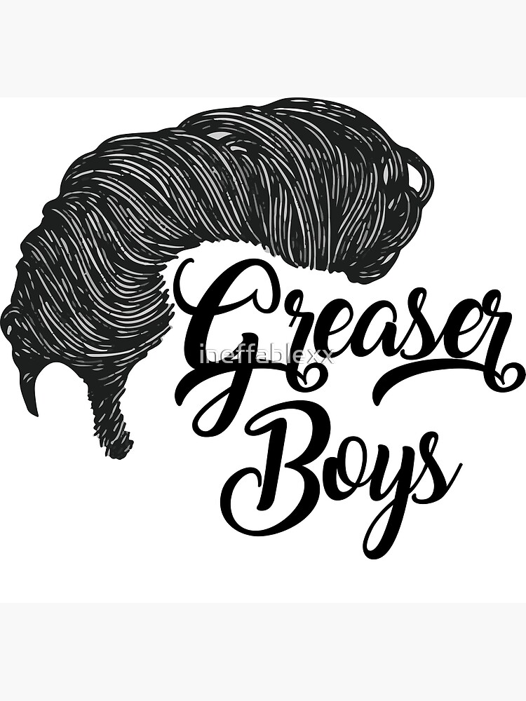 "Greaser Boys" Art Print by ineffablexx Redbubble