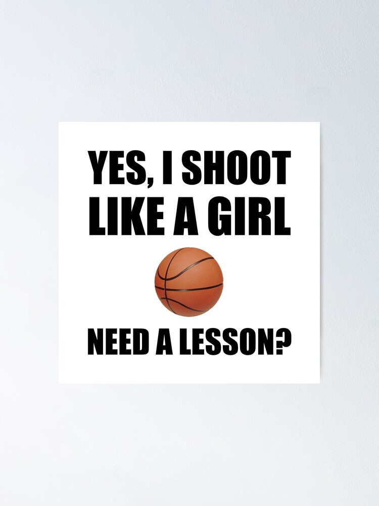 Like A Girl Basketball Poster for Sale by TheBestStore