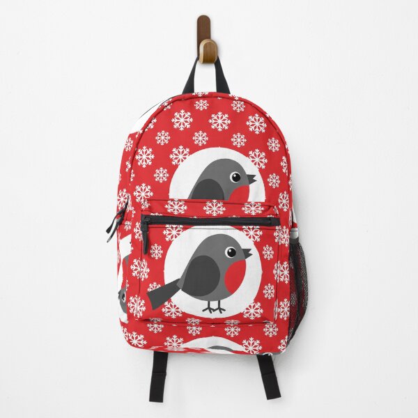 Item preview, Christmas / Winter Robin Snowflakes Red designed and sold by BirdAtWork.