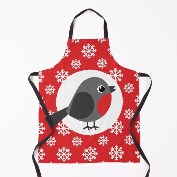 Item preview, Christmas / Winter Robin Snowflakes Red designed and sold by BirdAtWork.