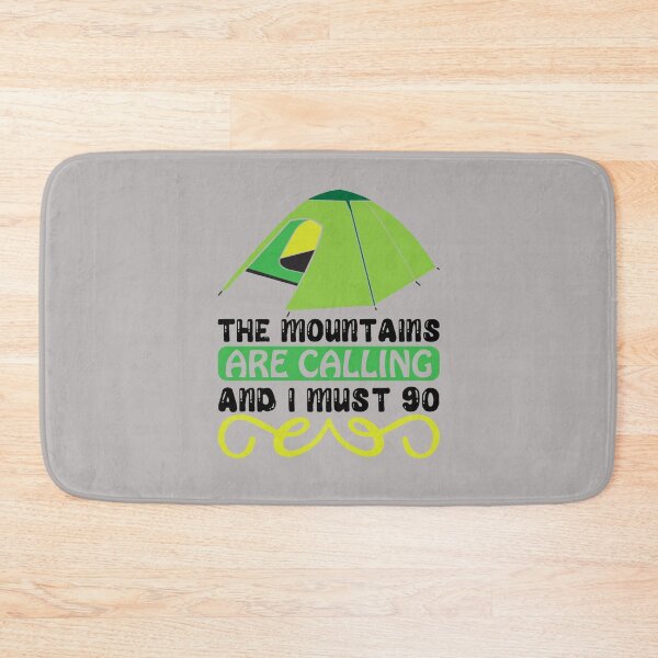 Item preview, the mountains are calling and i must 90 funny camping adventures designed and sold by NAZIMNADIR.