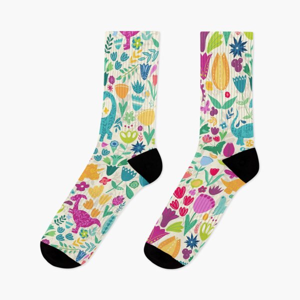Item preview, Maximum Folk Dinosaur Floral Pattern light designed and sold by SamAnnDesigns.