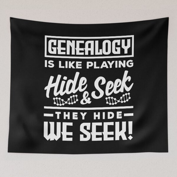 Item preview, Genealogy Genealogist Ancestry They Hide We Seek Funny designed and sold by ShopTheStyle.