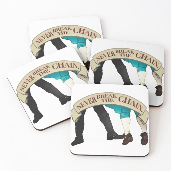 Item preview, Blackbeard and Stede: Never Break the Chain designed and sold by LamePiXie.
