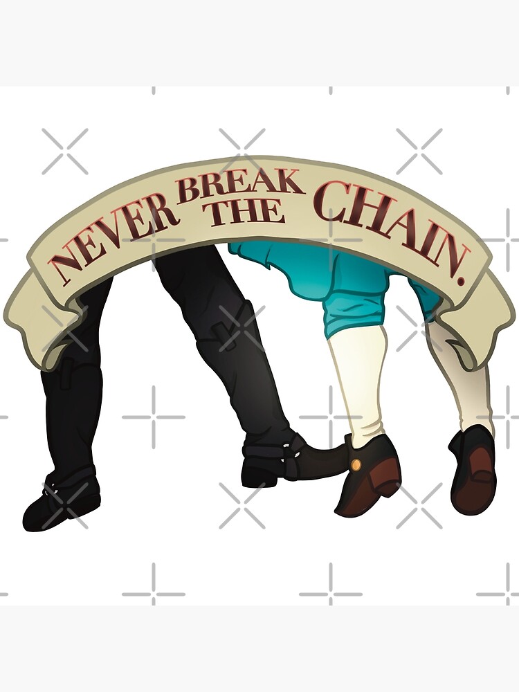 "Blackbeard and Stede Never Break the Chain" Photographic Print for