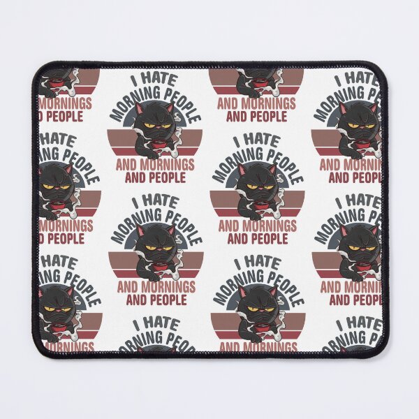 Item preview, I Hate Morning People And Mornings And People Cat Vintage designed and sold by Theparticular.