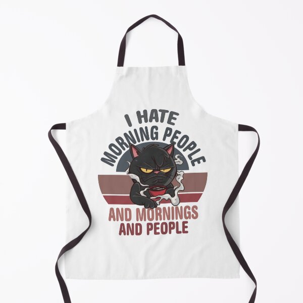 Item preview, I Hate Morning People And Mornings And People Cat Vintage designed and sold by Theparticular.