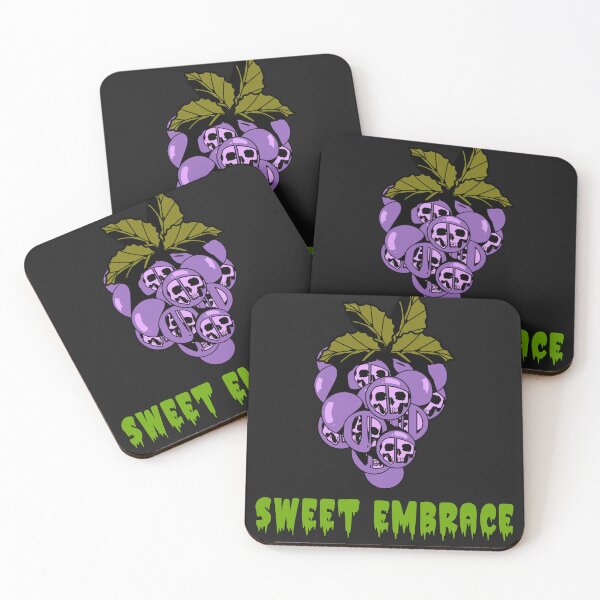 Item preview, Sweet embrace of Fruit, skull in grapes designed and sold by MindBlownWill.