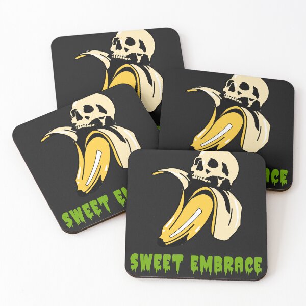 Item preview, Sweet embrace of Fruit, skull in banana designed and sold by MindBlownWill.