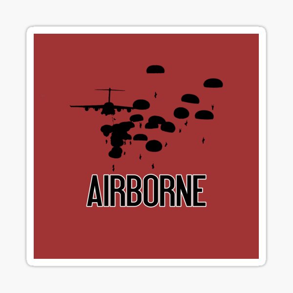 Item preview, Airborne Jump (Airborne Red) designed and sold by Jared Davies.