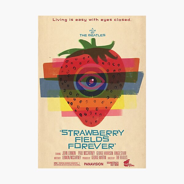 Strawberry Film Photographic Print