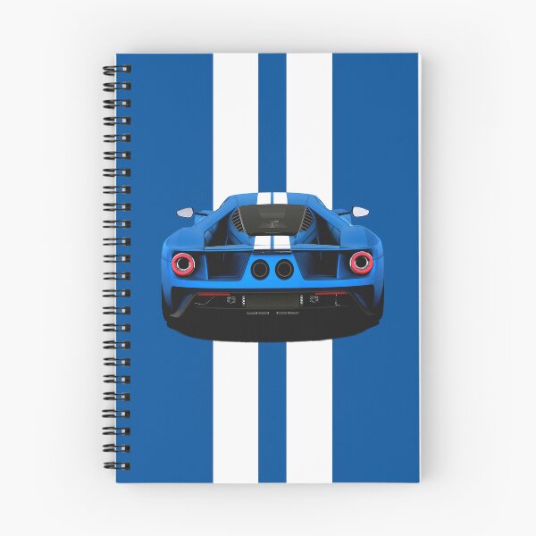 Item preview, American Muscle Car With White Vertical Stripes (Rear) designed and sold by ApexFibers.