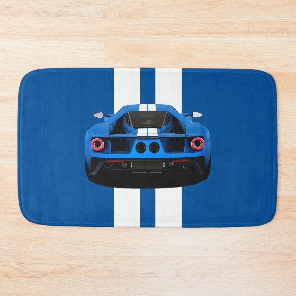 Item preview, American Muscle Car With White Vertical Stripes (Rear) designed and sold by ApexFibers.
