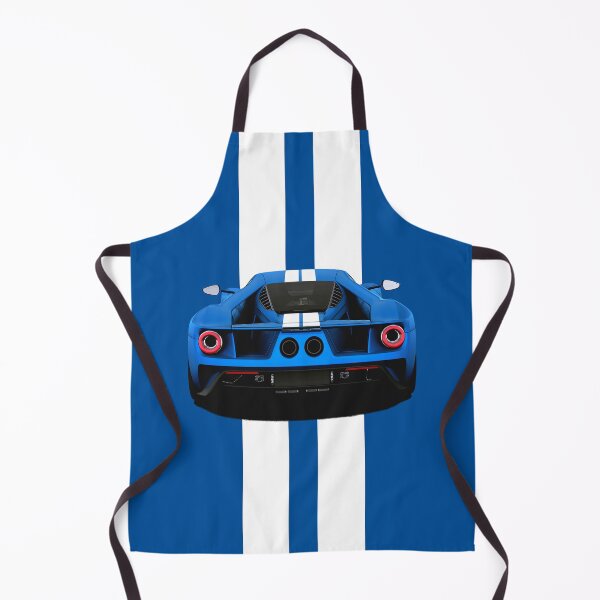 Item preview, American Muscle Car With White Vertical Stripes (Rear) designed and sold by ApexFibers.