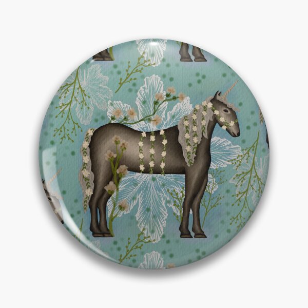 Item preview, The Unicorn (on mint ground) designed and sold by AmberAzbell.