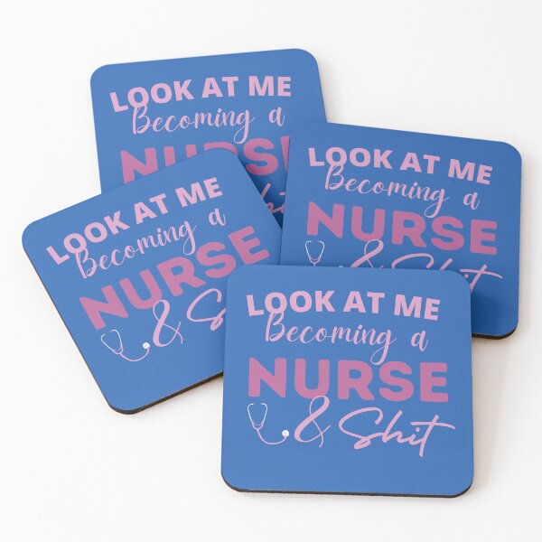 Item preview,  look at me becoming a nurse and shit , funny nursing designed and sold by Every Pet  Shirts.