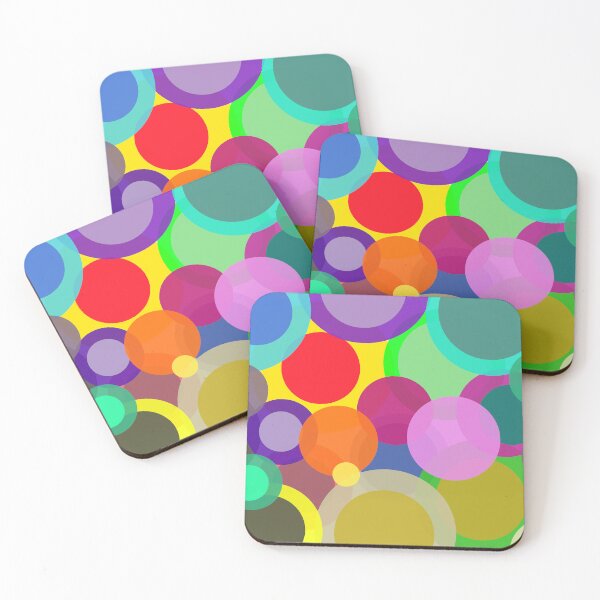Item preview, Colorful Circles Pattern designed and sold by M3PicsStudio.