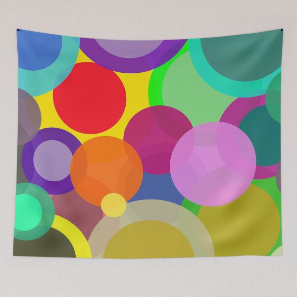 Item preview, Colorful Circles Pattern designed and sold by M3PicsStudio.