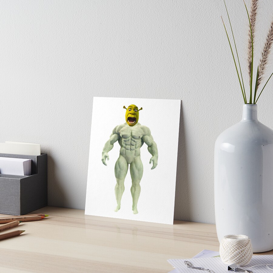 Sexy Shrek Art Board Print For Sale By Awesomepro Redbubble 4216