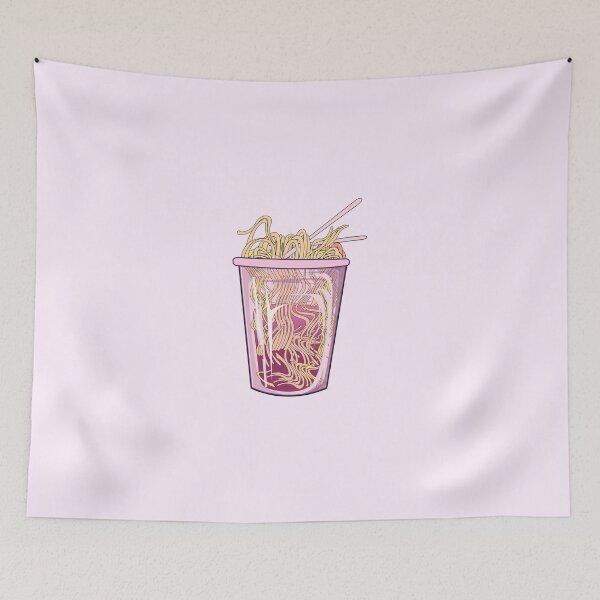 Item preview, Aesthetic japanese noodles l pink ramen designed and sold by Bossin.