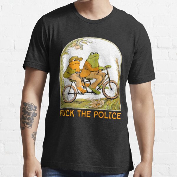 Funny Frogs Fu-ck police fadepolis Funny Frogs   Essential T-Shirt