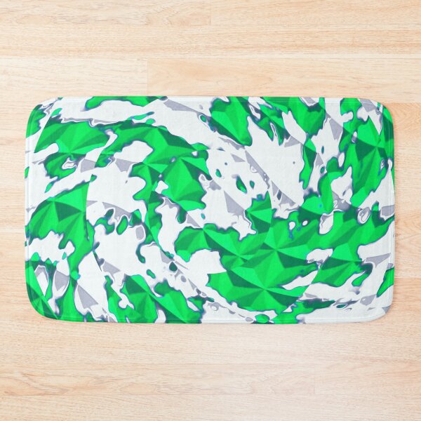 Item preview, Green Whiteout Chrome Warp designed and sold by BigTexFunkadelic.