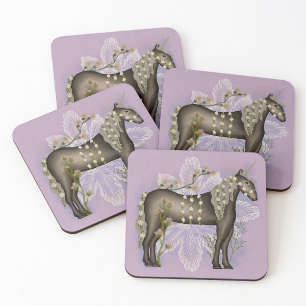Item preview, The Unicorn (on lavender ground) designed and sold by AmberAzbell.