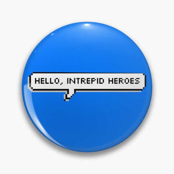 Item preview, Hello intrepid heroes!  designed and sold by TZGSArt.