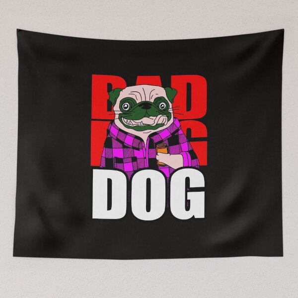Item preview, Bad Pug Dog Pug Buddy designed and sold by Pugstuff.