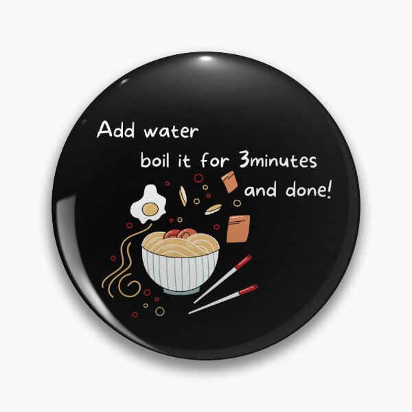 Item preview, Add water, boil it for 3 minutes and done! Your Ramen is ready now! Dark ver. designed and sold by wSmileFlowerw.