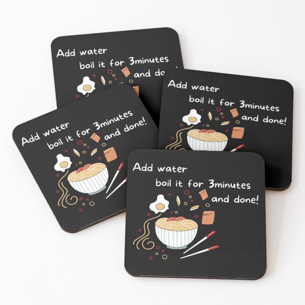 Item preview, Add water, boil it for 3 minutes and done! Your Ramen is ready now! Dark ver. designed and sold by wSmileFlowerw.