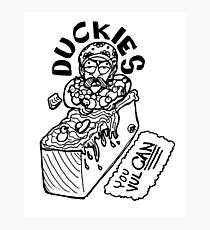 Spock Duckies B&W Photographic Print