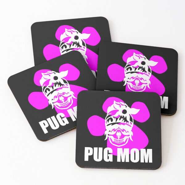 Item preview, Skull Pug Mom Paw designed and sold by Pugstuff.