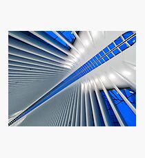 Lámina fotográfica Detalle del Hub de Transporte del World Trade Center, Oculus, por el arquitecto Santiago Calatrava | Nueva York, NY