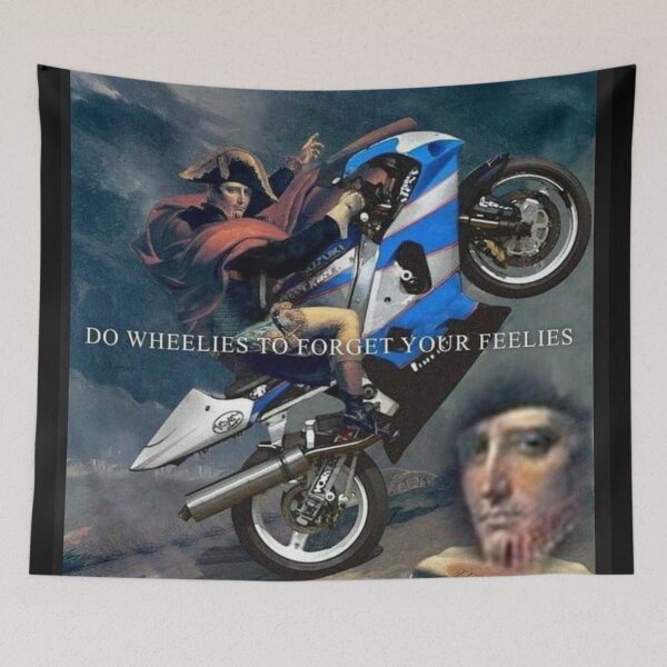 Item preview, do wheelies to forget your feelies designed and sold by purplepinkdrgn.