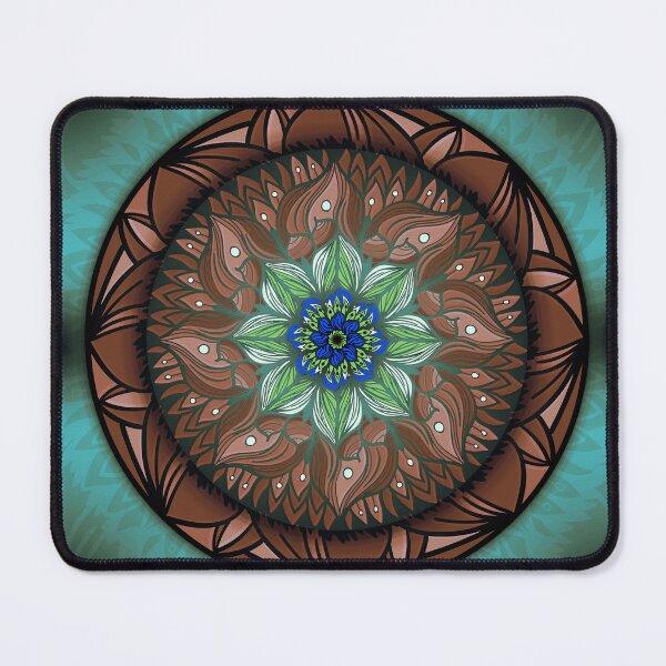 Item preview, terra peyote mandala designed and sold by angeldecuir.