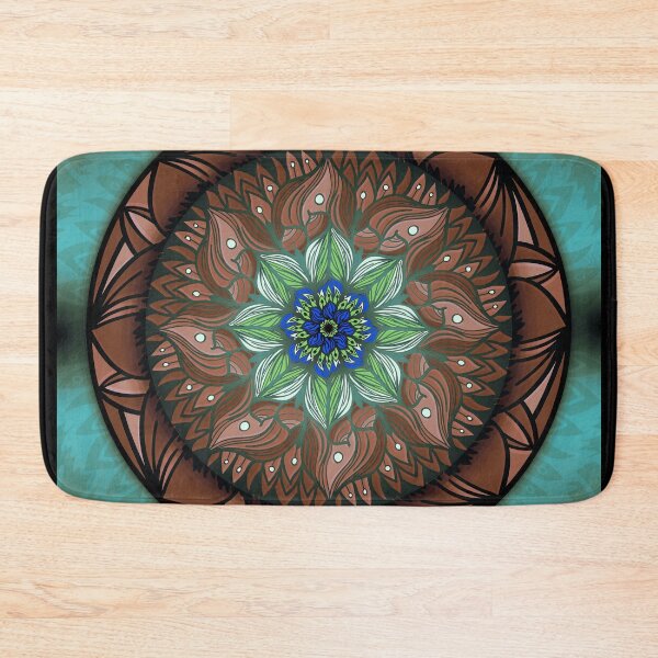 Item preview, terra peyote mandala designed and sold by angeldecuir.