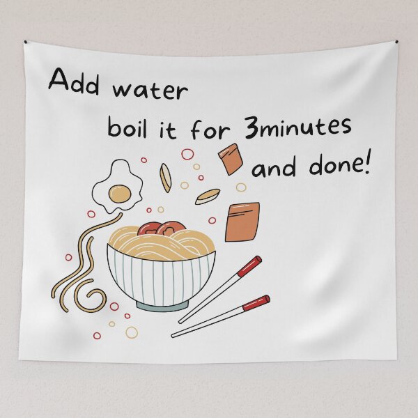Item preview, Add water, boil it for 3 minutes and done! Your Ramen is ready now! Light ver. designed and sold by wSmileFlowerw.