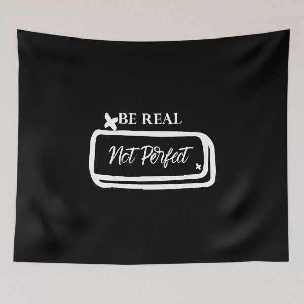 Item preview, Be Real Not Perfect : Gift idea for women designed and sold by AuthenticKick.