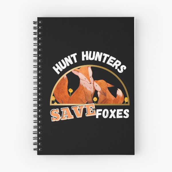 Item preview, Hunt Hunters Save Foxes Design on Black Background designed and sold by WritetheWrongs.