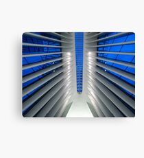 Lienzo Detalle del Hub de Transporte del World Trade Center, Oculus, por el arquitecto Santiago Calatrava | Nueva York, NY
