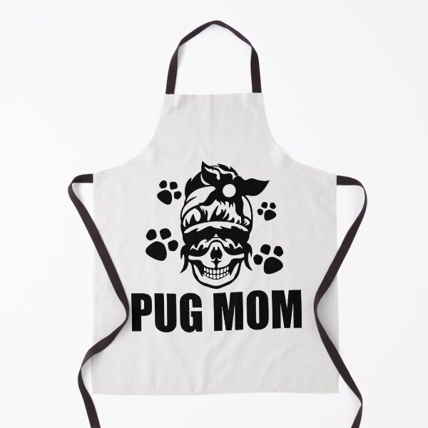Item preview, Messy Skull Pug Mom Paws designed and sold by Pugstuff.