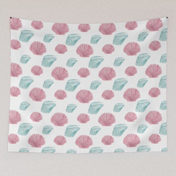 Item preview, Pastel Seashells designed and sold by elleinadesigns.