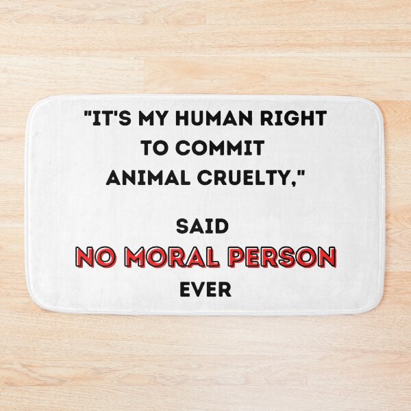 Item preview, Anti Animal Cruelty Design  designed and sold by WritetheWrongs.