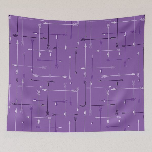 Item preview, 65 MCMLXV Cosplay Purple Arrows Abstract Plaid Pattern designed and sold by 65 MCMLXV.