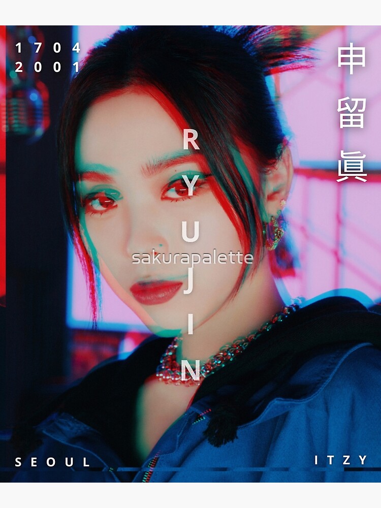 "ITZY Ryujin Voltage Era" Poster by sakurapalette | Redbubble