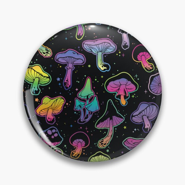 Item preview, psychedelic Mushrooms, Bright Color Shrooms designed and sold by BlackHoleMPD.