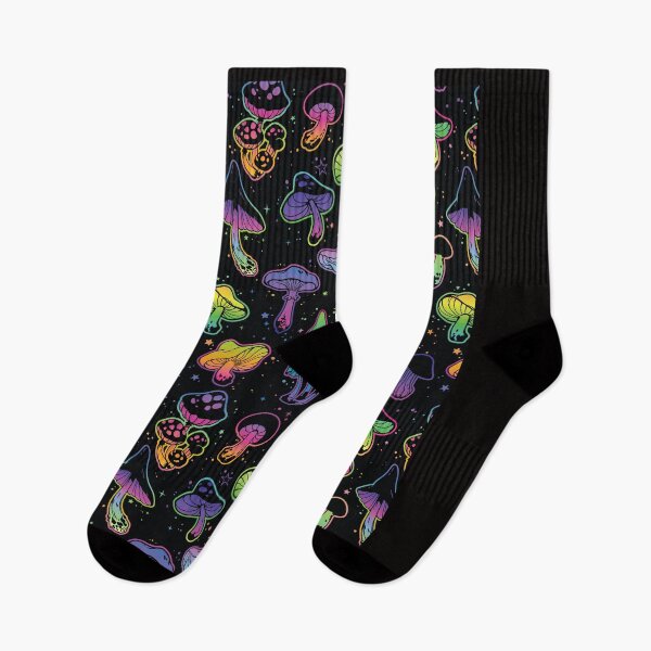 Item preview, psychedelic Mushrooms, Bright Color Shrooms designed and sold by BlackHoleMPD.